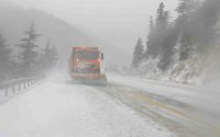 Antalya-Konya karayolunda kar yağışı başladı
