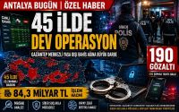 Polisten Dev Bahis Operasyonu: 45 İlde Eş Zamanlı Baskın, 190 Şüpheli Gözaltında